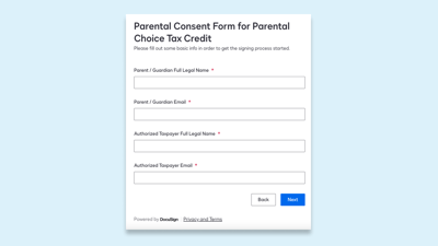 Resources - parental consent form
